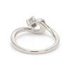 Jewelove™ Rings Curvy Platinum Solitaire Ring for Women JL PT 510