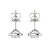 Jewelove™ Earrings I VS Cushion Solitaire Halo Diamond Earrings for Women JL PT E SE CU 110