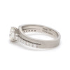 Jewelove™ Rings J VS / Women's Band only Customised 1.00 Pointer Platinum Solitaire Ring JL PT 962