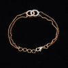 Jewelove™ Bangles & Bracelets Yellow Gold Customised 14K Gold Bracelet with Diamonds