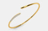 Jewelove™ Bangles & Bracelets Yellow Gold Customised 14K Rose Gold Bracelet with Diamonds