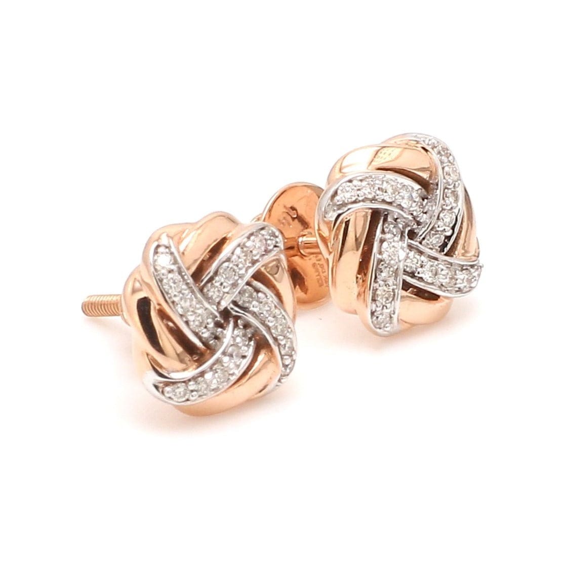 Real 14K Rose Gold Cross Earring Single Dangle Cross Earring Mens Gold Hoop  - Jahda Jewelry Company Custom Gold Rings, Necklaces, Bracelets & Earrings  - Sacramento, California