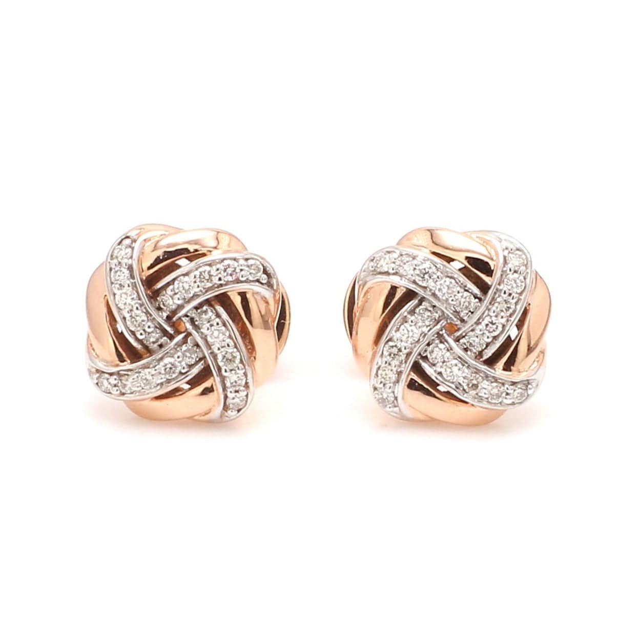 CANDERE  A KALYAN JEWELLERS COMPANY BIS Hallmark 14K Rose Gold Earrings  for Women  Amazonin Fashion