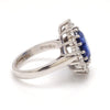 Jewelove™ Rings Customised 18K white gold & kyanite ring with diamonds