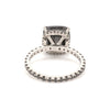 Jewelove™ Rings Women's Band only Customised Designer Platinum Ring Black Diamond JL PT 1149