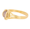 Jewelove™ Rings Customised Gold Ring with Diamond Rough
