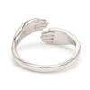 Jewelove™ Rings Women's Band only Customised Hug Ring for Women JL PT 938