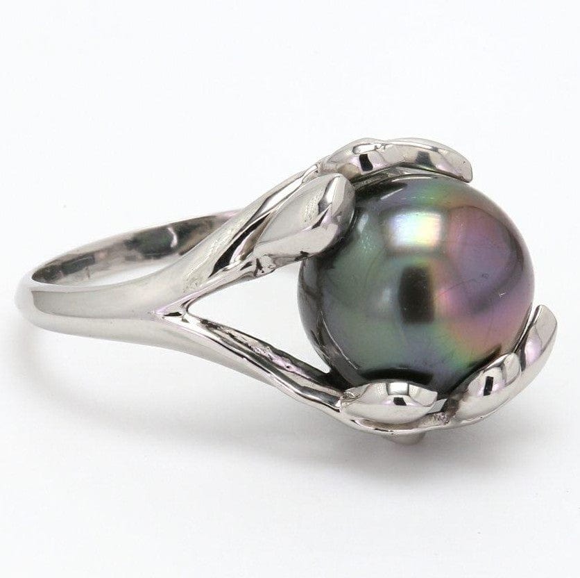 14CT Yellow Gold and Platinum Art Deco Sapphire Pearl Diamond Ring – Curio  & Jewel