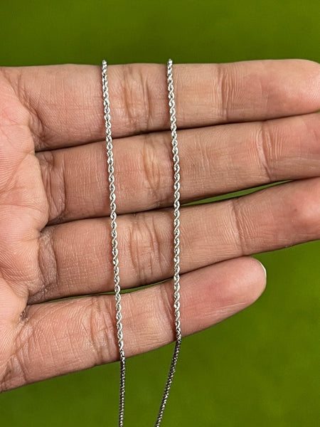 Jewelove™ Pendants Customised pendant with Rope Chain in Platinum