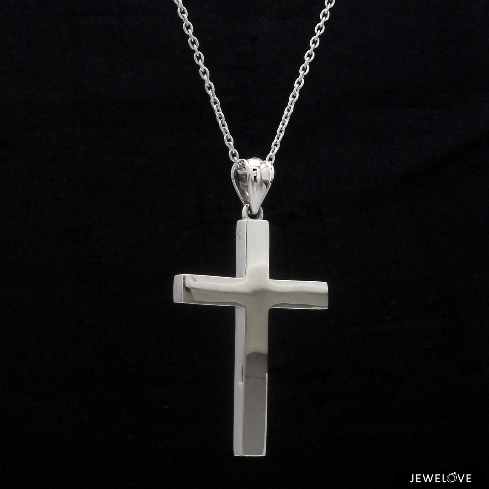PALAY 2PCS Steel Cross Pendant with Chain,Double Cross Necklace for Men ,  Silver Plated Steel Chain Price in India - Buy PALAY 2PCS Steel Cross  Pendant with Chain,Double Cross Necklace for Men ,