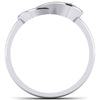 Jewelove™ Rings Women's Band only Customised Plain Platinum Infinity Ring for Women JL PT 1168