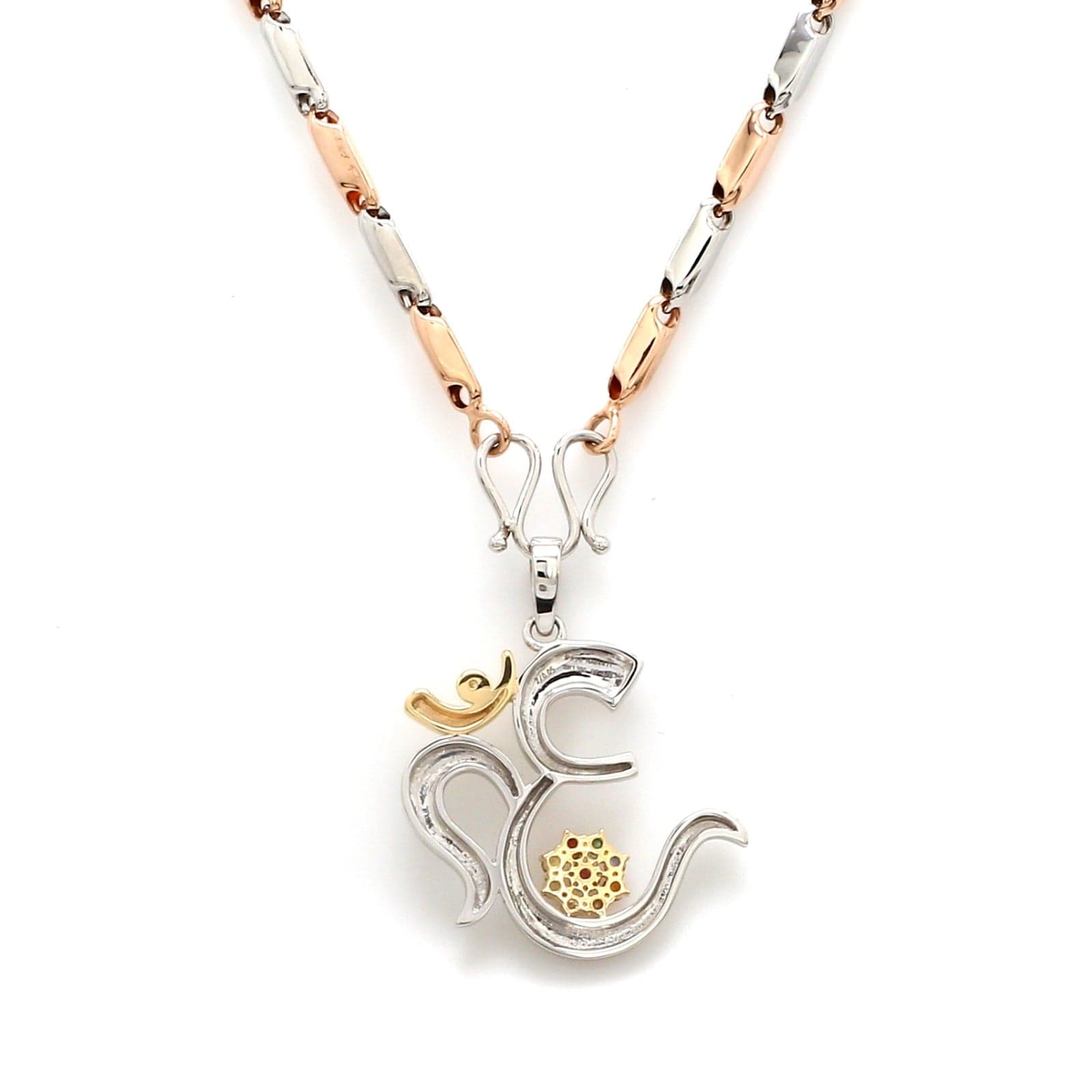 Buy the Rose Gold Deity Spirit Pendant with Chain - Silberry