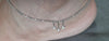 Jewelove™ Customised Platinum Anklet with Diamonds