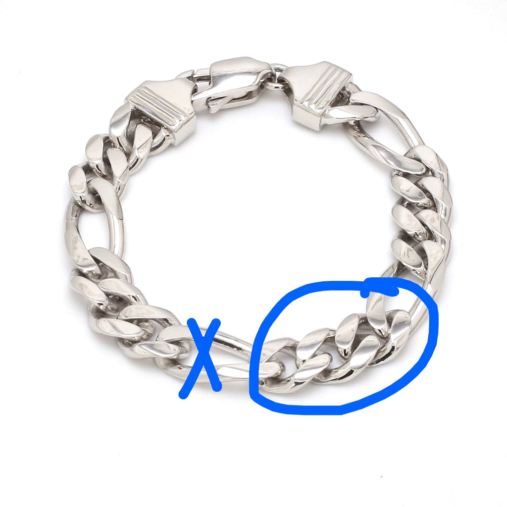 Jewelove™ Bangles & Bracelets Customised Platinum Bracelet with Diamond Studded Lock for Men JL PTB 800-A