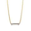 Jewelove™ Chains Customised Platinum Chain with Yellow Gold Rhodium JL PT CH 985