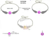 Jewelove™ Bangles & Bracelets Customised Platinum & Rose Gold Bracelet JL PTB 756