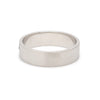 Jewelove™ Rings Men's Band only Customised Platinum White & Black Diamond Ring for Men JL PT 1141