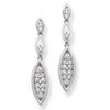 Jewelove™ Earrings Dangling Platinum Earrings with Diamonds SJ PTO E 133