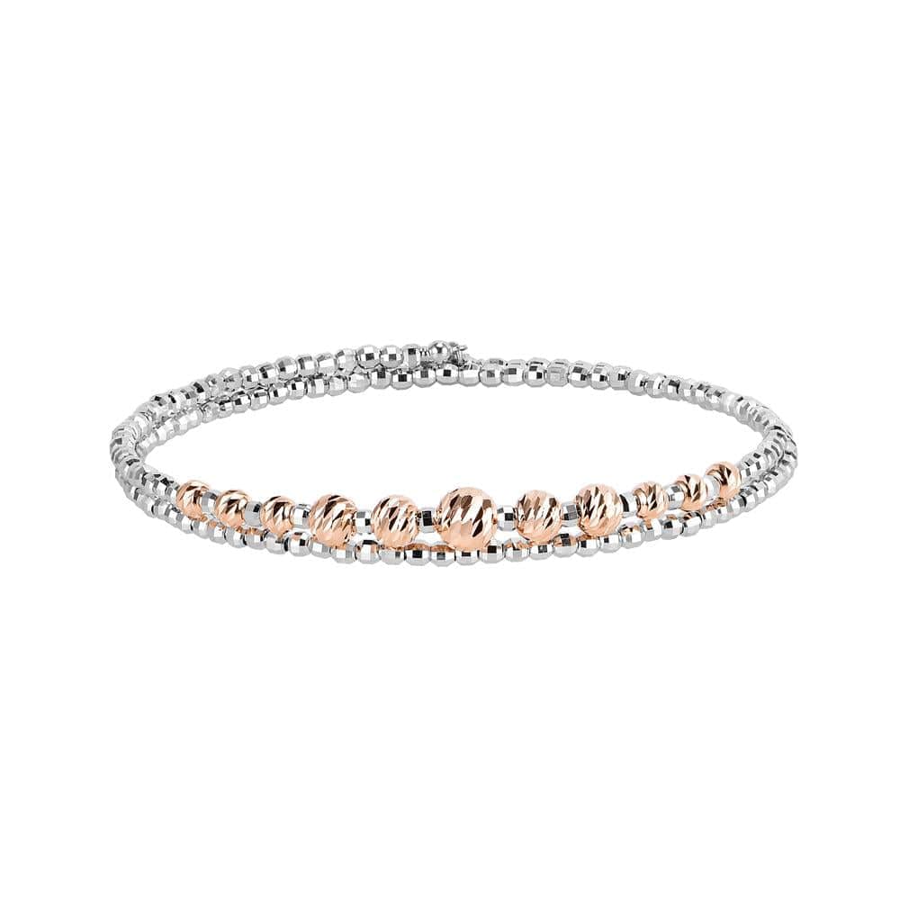 Chrissy Platinum And Rose Gold Band For Her Online Jewellery Shopping India  | Platinum 950 | Candere by Kalyan Jewellers