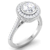 Jewelove™ Rings Women's Band only Designer 1 Carat Solitaire Platinum Engagement Ring for Women JL PT 6635