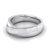 Jewelove™ Rings Designer 3 Diamond Platinum Ring for Women JL PT R-8012