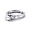 Jewelove™ Rings J VS / Women's Band only Designer 50-pointer Platinum Solitaire Engagement Ring JL PT G-109