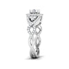 Jewelove™ Rings J VS / Women's Band only Designer 60 Pointer Solitaire Engagement Ring in Platinum JL PT 441