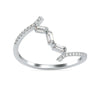 Jewelove™ Rings Women’s Band only Designer Baguette Diamond Platinum Diamond Engagement Ring JL PT 0697