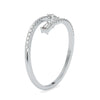 Jewelove™ Rings Women's Band only / VS GH Designer Baguette Platinum Diamond Engagement Ring JL PT 0632