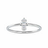 Jewelove™ Rings Women's Band only / VS GH Designer Baguette Platinum Diamond Engagement Ring JL PT 0635