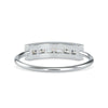 Jewelove™ Rings Women's Band only / VS GH Designer Baguette Platinum Diamond Engagement Ring JL PT 0648