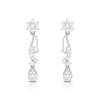 Jewelove™ Earrings SI IJ Designer Beautiful Platinum Earrings with Diamonds for Women JL PT E N-33