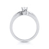Jewelove™ Rings Designer Curvy 20-Pointer Platinum Engagement Ring JL PT R-17