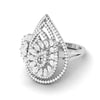 Jewelove™ Rings Designer Diamond Cocktail ring in Platinum for Women JL PT R 009