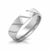 Jewelove™ Rings Men's Band only / SI IJ Designer Diamond Platinum Couple Ring JL PT CB 34