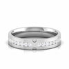 Jewelove™ Rings Women's Band only / SI IJ Designer Diamond Platinum Couple Ring JL PT CB 49