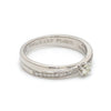 Jewelove™ Rings Designer Diamond Platinum Couple Rings JL PT 913