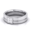 Jewelove™ Rings Designer Diamond Platinum Ring for Women JL PT R-8029