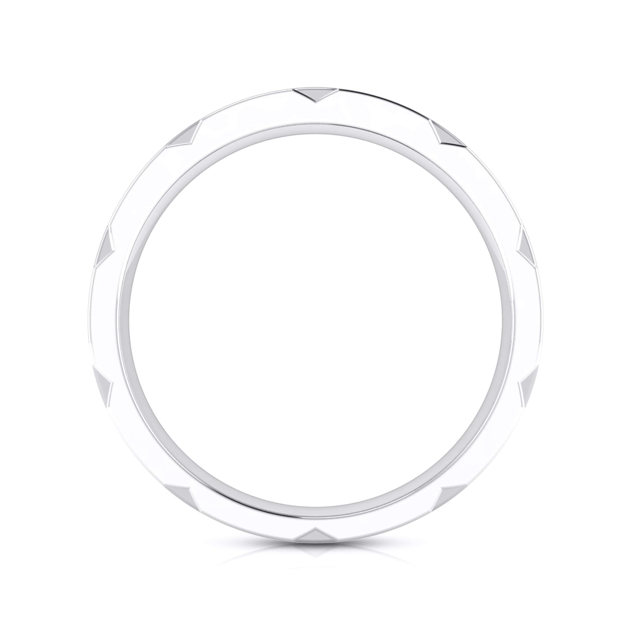 Jewelove™ Rings Designer Diamond Platinum Ring for Women JL PT R-8030