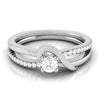Jewelove™ Rings Designer Diamond Ring for Women JL PT R-39