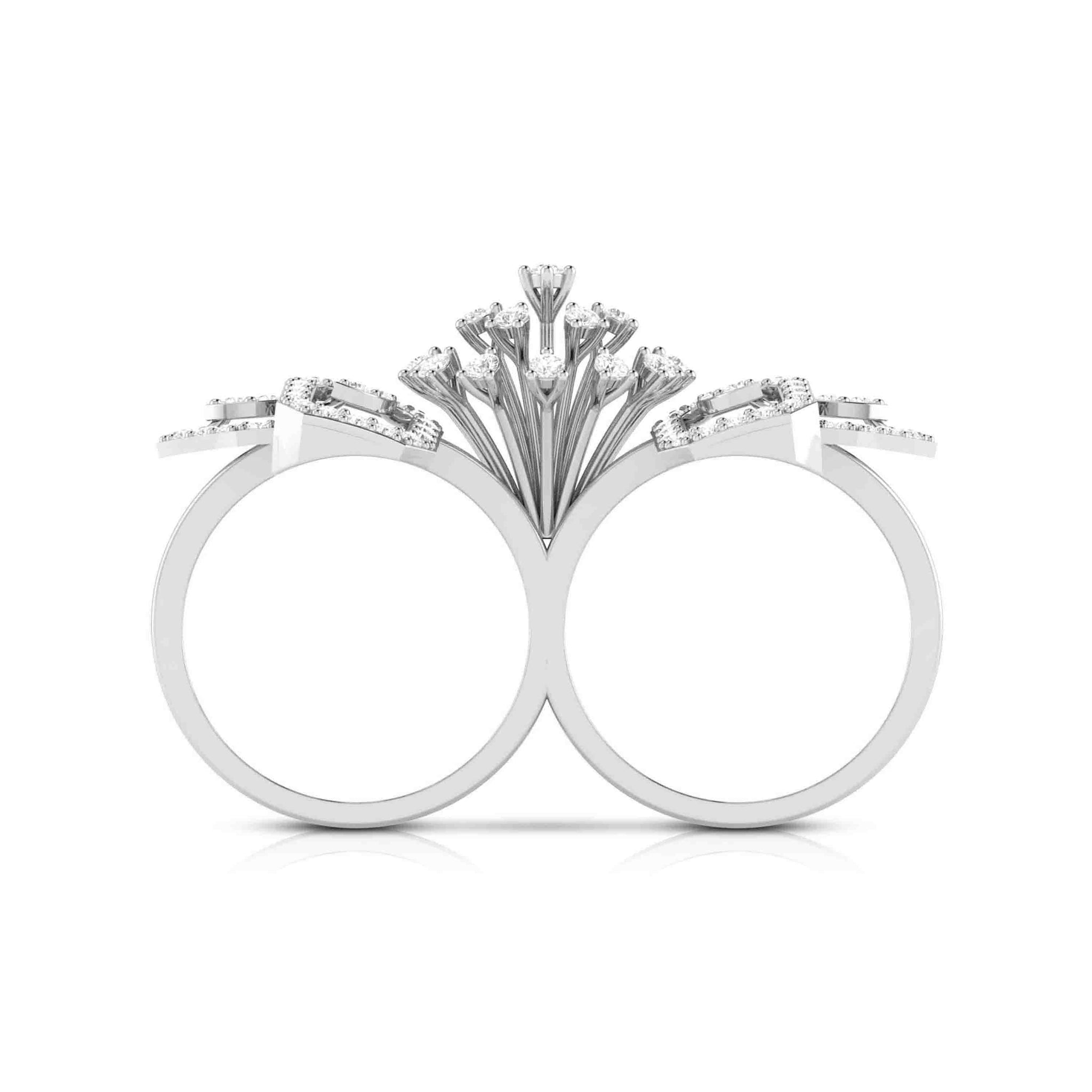 Jewelove™ Rings Designer Diamond ring in Platinum for Women JL PT R-003