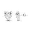 Jewelove™ Earrings Designer Fashionable Platinum Diamond Earrings for Women JL PT E OLS 17