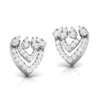 Jewelove™ Earrings Designer Fashionable Platinum Diamond Earrings for Women JL PT E OLS 17
