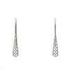 Jewelove™ Earrings Designer Filigree Platinum Earrings for Women JL PT E 199