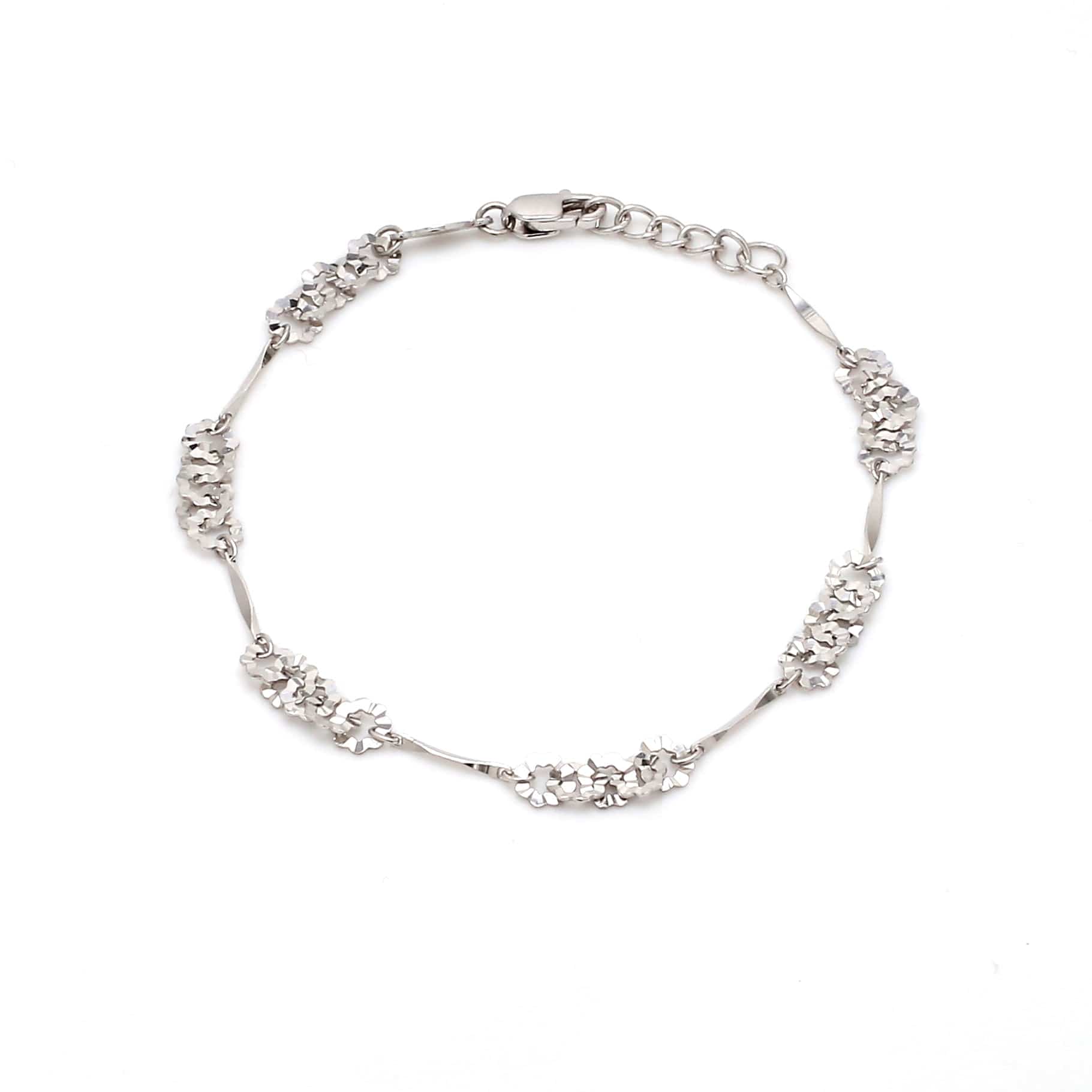 Buy quality 925 sterling silver fancy kada bracelet for ladies in Ahmedabad