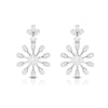 Jewelove™ Earrings SI IJ Designer Hanging Clusters Platinum Earrings with Diamonds JL PT E NK-67