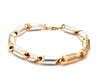 Jewelove™ Bangles & Bracelets Designer Heavy Platinum & Rose Gold Bracelet for Men JL PTB 753