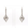 Jewelove™ Earrings Designer Lightweight Filigree Platinum Earrings for Women JL PT E 209