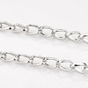 Jewelove™ Chains Designer Linked Platinum Chain with a Twist JL PT CH 829