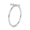 Jewelove™ Rings Women's Band only / VS GH Designer Platinum 3 Baguette Diamond Engagement Ring JL PT 0627